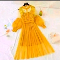 Classic Net Designer Women Kurti - Grey, Net, S, pack of1