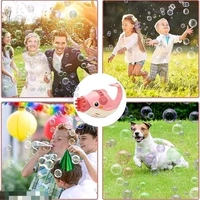 Battery Operated Dolphin Bubble Machine Gun - Blue