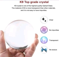 3D Crystal Ball Lamp Light with Wooden Base Perfect For Home Decor Kid's Gift (Galaxy Light) - Deer