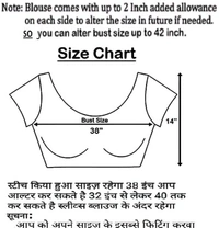 Bollywood Design Stitched Blouse with Regular Sleeves
 - Pine Green