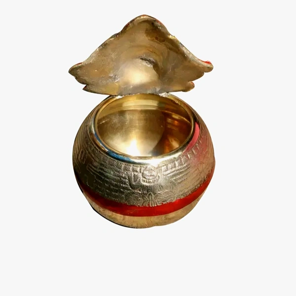   Brass Pooja Kalash |Pooja Lota Lakshmi Mukha  - 7.5 Inch