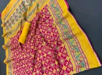 New Tranding Pashmina Silk Saree With Ustitched Blouse