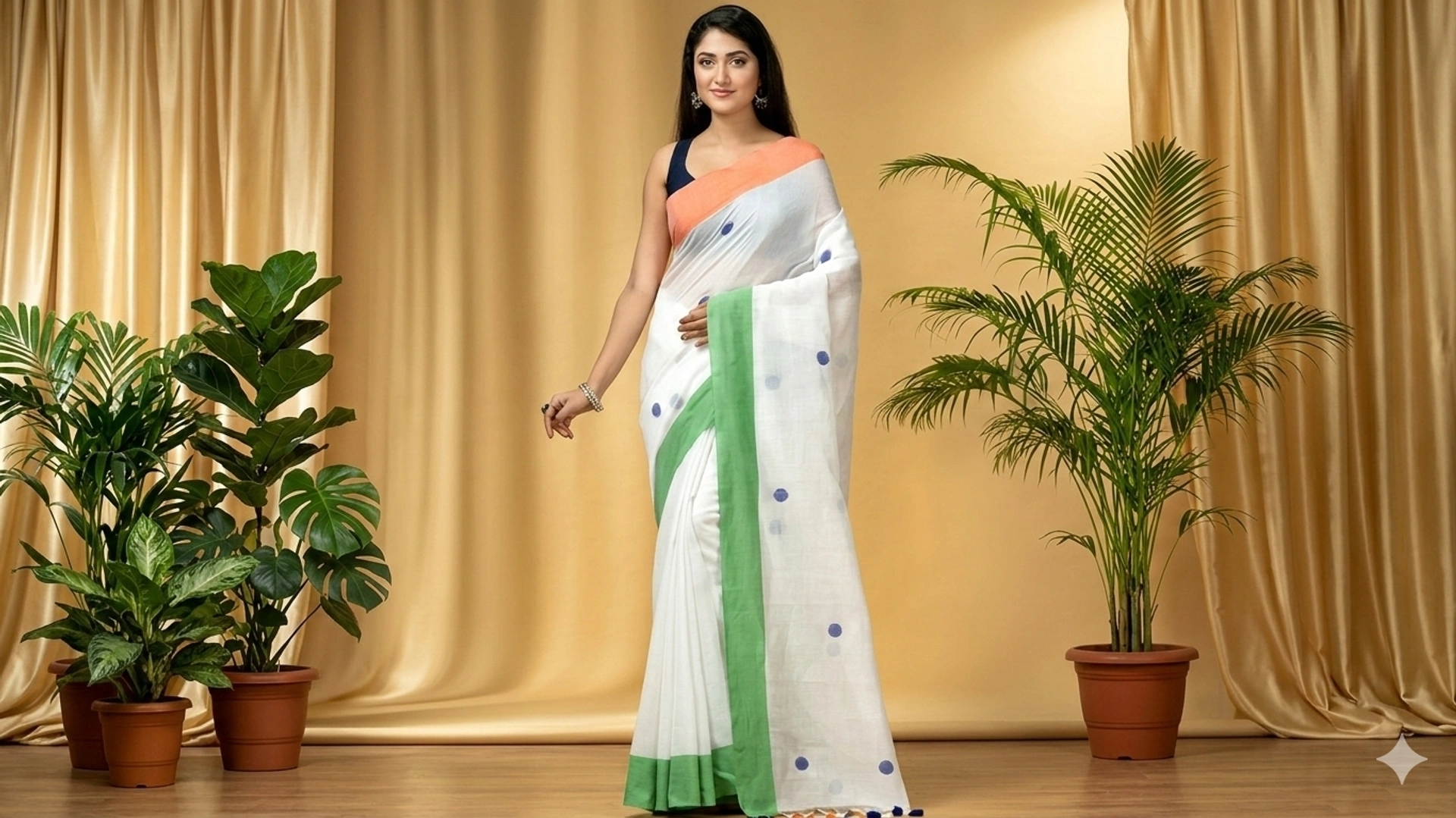 Republic Day Tricolour Saree 
