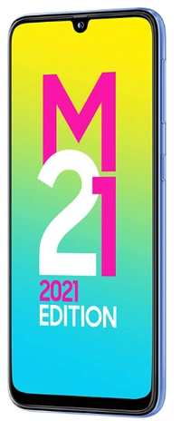Samsung Galaxy M21 2021 Edition (Arctic Blue, 4GB RAM, 64GB Storage) | FHD+ sAMOLED | 6 Months Free Screen Replacement for Prime (SM-M215GLBDINS)