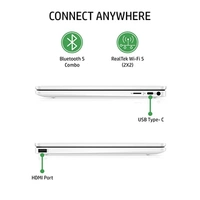 HP Chromebook MediaTek Kompanio 500 11.6 inch (29.5 cm) HD, Anti -Glare, Touchscreen Laptop(4 GB LPDDR4/64 GB EMMC Storage/Chrome OS/Dual Speakers/Snow White/1.07 Kg)-11a-na0006MU - White