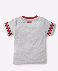 BonOrganik Boys Grey Marvel Printed T-shirt - 4 - 5 Y, Grey
