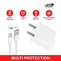 18W Charger for Samsung Galaxy M31 / M 31 Charger Original Adapter Like Android Mobile Fast USB Wall Charger with 1 Meter USB Type C Charging Data Cable (3 Amp, TWE15, White)v - White
