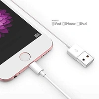 Fast Charging Adapter (5W) With Data Sync (480Mbps) Usb Cable Compatible With All Iphone 5, 5S, Se, 6/6S, 6/6Plus, 7/7Plus, 8/8 Plus, X,Xs Ipods,Ipads, Multicolor - White