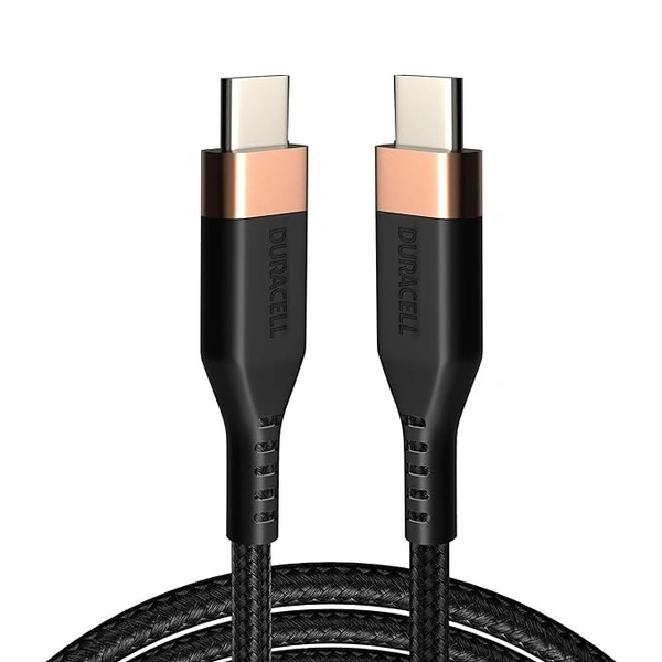 Usb Type C To Type C 4A(60W) Braided Sync& Charging Cable,Compatible With Mobile,Laptop,Tablets&Macbook,3.9 Feet(1.2M) Supports Power Delivery(Pd) With Rapid Data Transmission,Black - Black