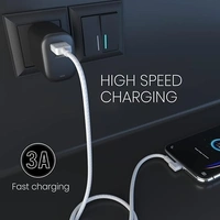 Konnect L POR-1403 Fast Charging 3A Type-C Cable 1.2 Meter with Charge & Sync Function for All Type-C Devices (White) - White