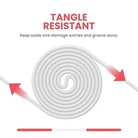 Conch 110 in Ear Wired Earphones with Mic., Powerful Audio, 3.5mm Jack, Tangle Resistant 1.2M Cable Length, Wide Compatibility(Red) - Red