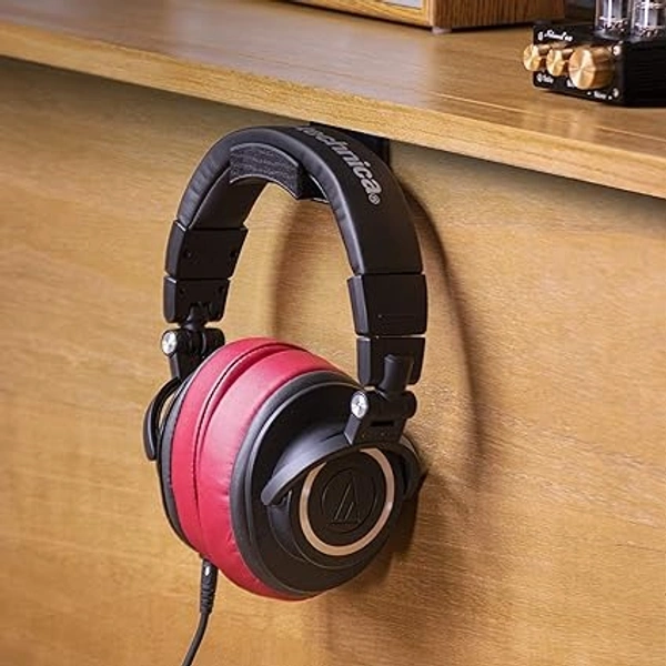 Cradle Large - 2PK - Headphone Stand Holder, Universal Hanger for Sennheiser, Sony, Bose, Beats, AKG, Audio-Technica, Gaming Controller, Cables, Gamepad & Other Gaming Accessories Hook - Black