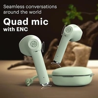 Newly Launched Buds Explore Truly Wireless in Ear Earbuds with 50H of Playtime, Quad Mic with Enc, Instacharge(10 Min=120 Min), 12Mm Driver, Low Latency(Up to 50Ms), Bt V5.3 (Fern Green) - Olive