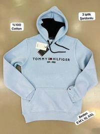 TOMMY NEVER UNDERESTIMATE THE POWER OF THE GREAT OUTFIT👕 - XL, Cyan Aqua