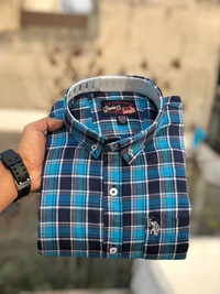 US POLO SHIRTS BRAND:-US POLO SHIRTS with ๐ Cotton fabric ๐ CheckS pattern ๐ Single pocket ๐ Embroidery brand logo at pocket ๐ Regular sizes ๐ Poly packing - XXL