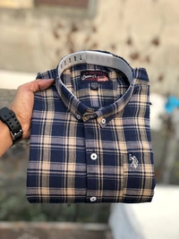 US POLO SHIRTS BRAND:-US POLO SHIRTS with ๐ Cotton fabric ๐ CheckS pattern ๐ Single pocket ๐ Embroidery brand logo at pocket ๐ Regular sizes ๐ Poly packing - XXL