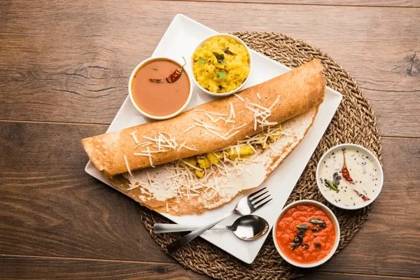 Paneer cheese dosa