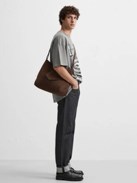 LOOSE FIT COTTON PRINTED T-SHIRT - S