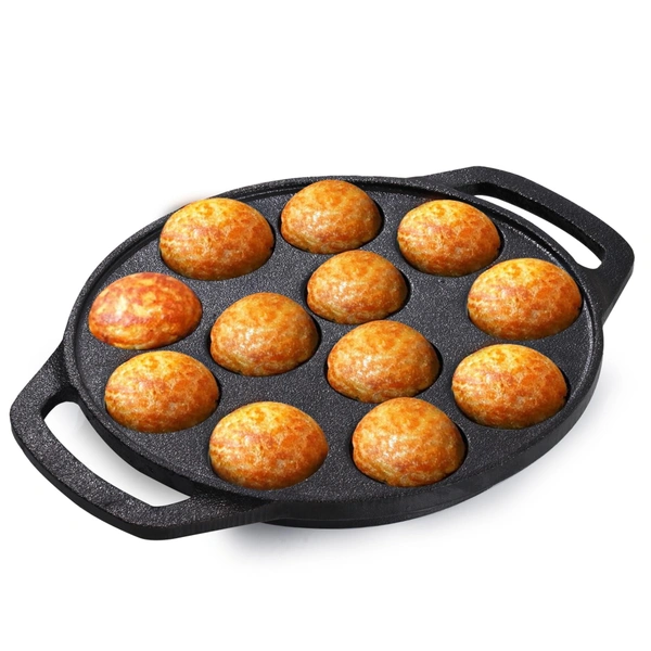 vyan 12k induction paniyaram pan with sss lid