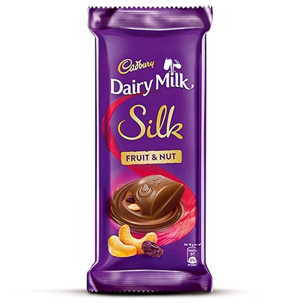  CADBURY DAIRY MILK SILK FRUIT &NUTS 