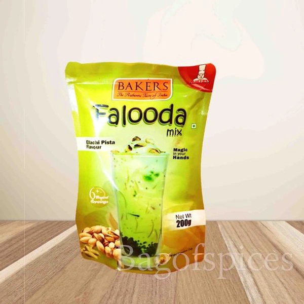 BAKERS falooda Mix Ellachi Pista Flavour 200g