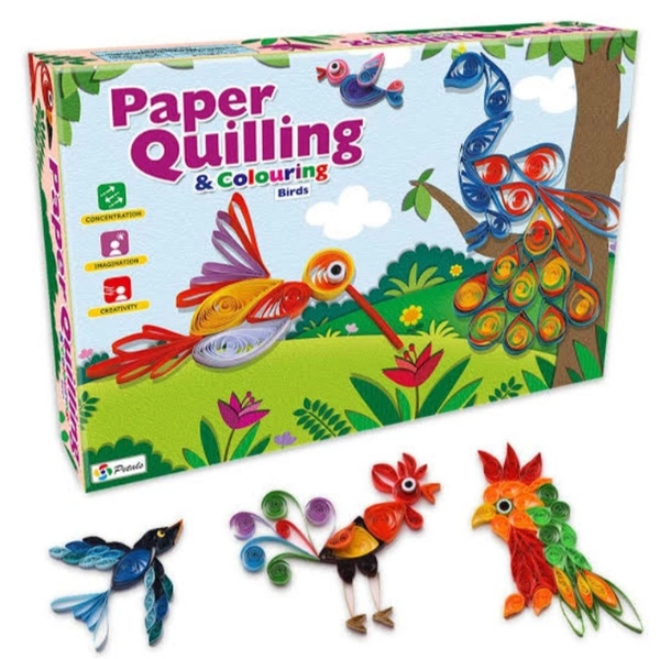 PAPER QUILLING AND COLOURING