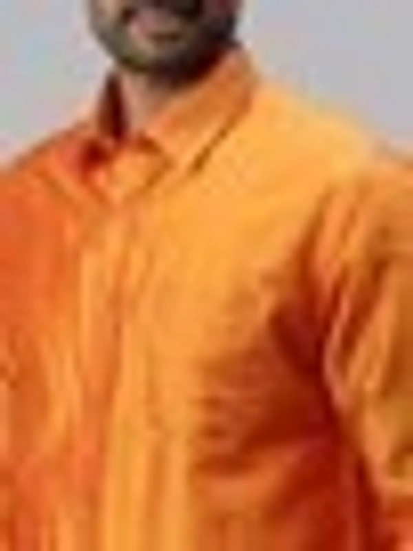 ramraj silk line prestigious fit full sleeves orange peel -SL4 shirt - size 38cm