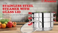 premier ss steamer 3 tier