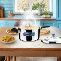Ultra Pressure Cooker - 1N,steamer Plate -1N,User Guide -1N Dura Cook,5.5 Ltr,