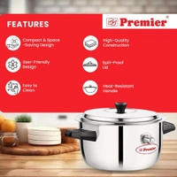 PREMIER stainless steel milk boiler 1.0 Ltr - 2.0Ltr