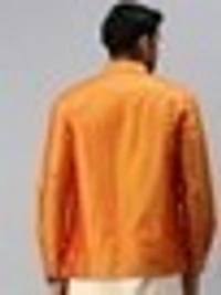 ramraj silk line prestigious fit full sleeves orange peel -SL4 shirt - size 38cm