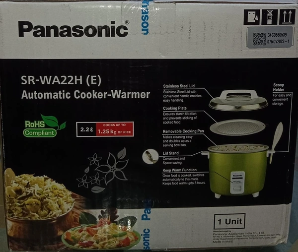 Panasonic PANASONIC SR-WA22H E Automatic cooker warmer 2.2 Ltr
