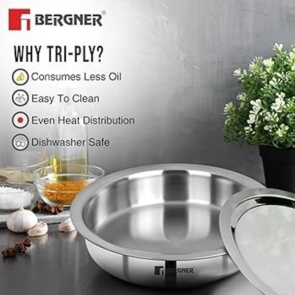 bergner argent lagdi with lid - 2.6 LTR