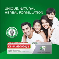 KP NAMBOODIRIS HERBAL TOOTHPASTE UNIQUE NATURAL HERBAL FORMULATION