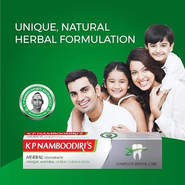 KP NAMBOODIRIS HERBAL TOOTHPASTE UNIQUE NATURAL HERBAL FORMULATION