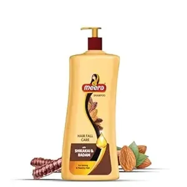 MEERA SHAMPOO HAIR FALL CARE WITH SHIKAKAI & BADAM 340ML