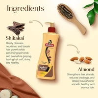 MEERA SHAMPOO HAIR FALL CARE WITH SHIKAKAI & BADAM 340ML