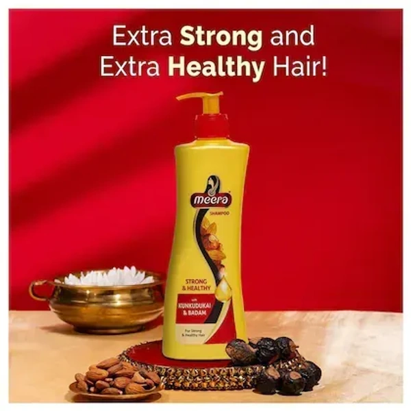 RAMRAJ MEERA SHAMPOO STRONG & HEALTHY WITH KUNKUDUKAI & BADAM