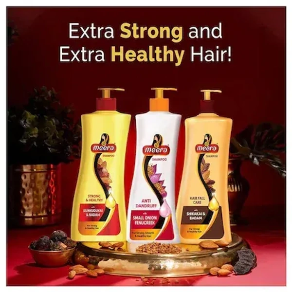 RAMRAJ MEERA SHAMPOO STRONG & HEALTHY WITH KUNKUDUKAI & BADAM