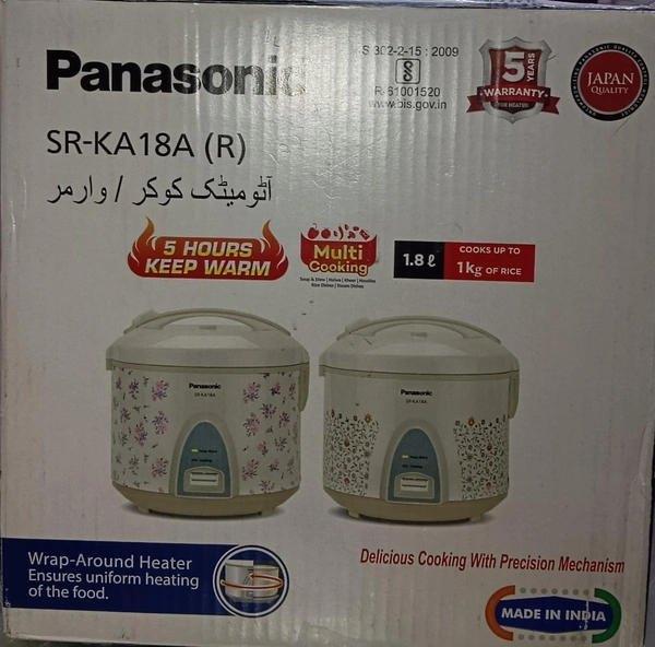 PANASONIC SR - KA18A R Automatic cooker warmer 1 unit
