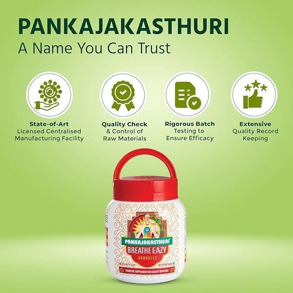 PANKAJAKASTHURI PANKAJAKASTURI BREATHE EAZY GRANULES - 400G