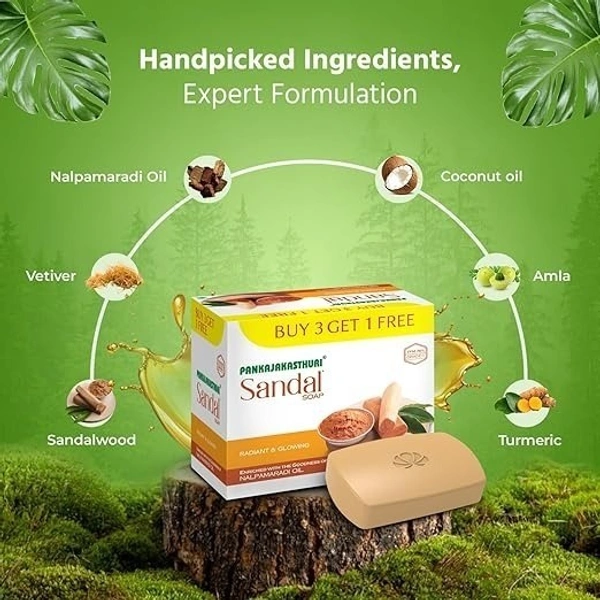 PANKAJAKASTURI SANDAL SOAP