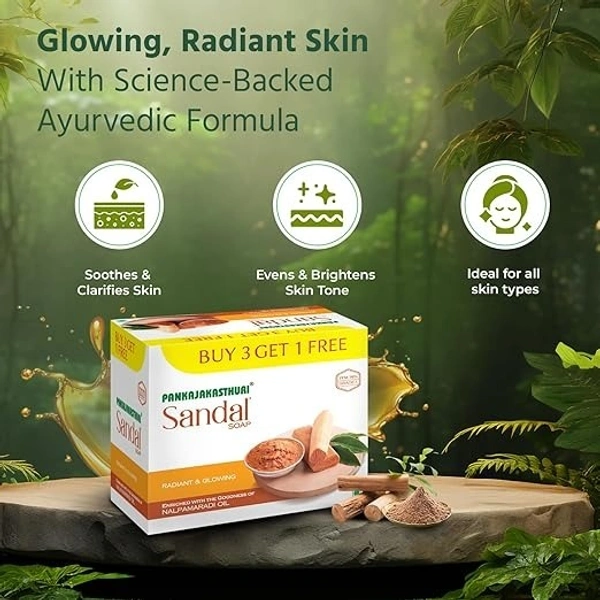 PANKAJAKASTURI SANDAL SOAP