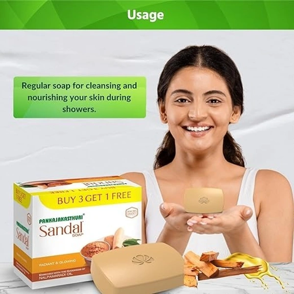 PANKAJAKASTURI SANDAL SOAP
