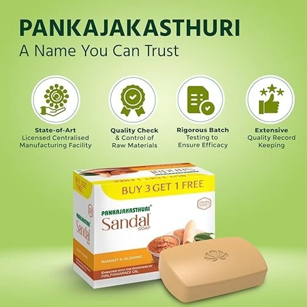 PANKAJAKASTURI SANDAL SOAP