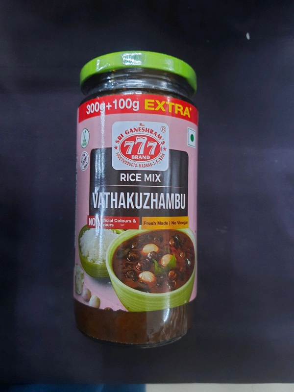 777 VATHAKUZHAMBU RICE PASTE