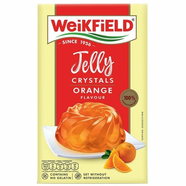 Weikfield Jelly Crystals Mix Orange| 90 Gm