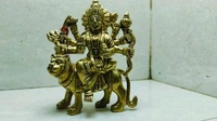 shrivalli shri valli brass 5" sherawali mata statue