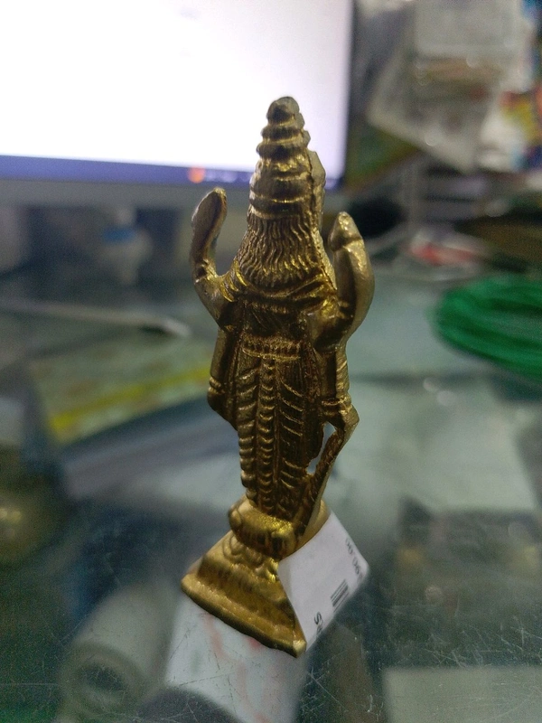 shri valli brass small satyanarayan idol 3.5"