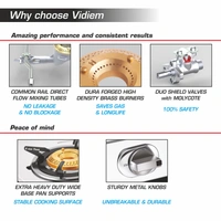 tusker vidiem stainless steel 4 burner silver gas stove